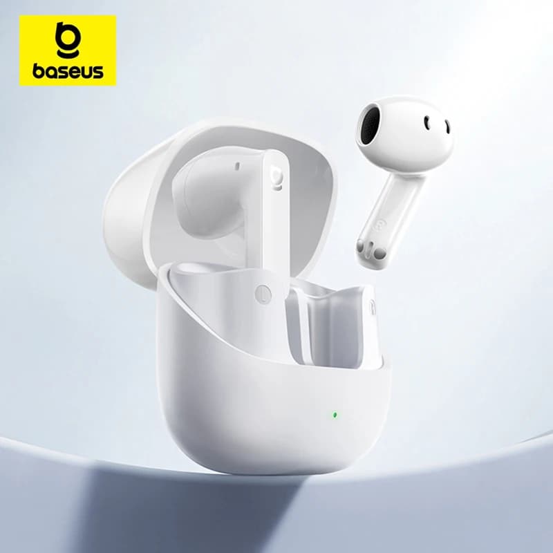 Baseus BS1 NC Auxiliary TWS Wireless Bluetooth 6.0 Headphones with Active Noise Reduction LDAC IP55 60ms Low Latency Headphones