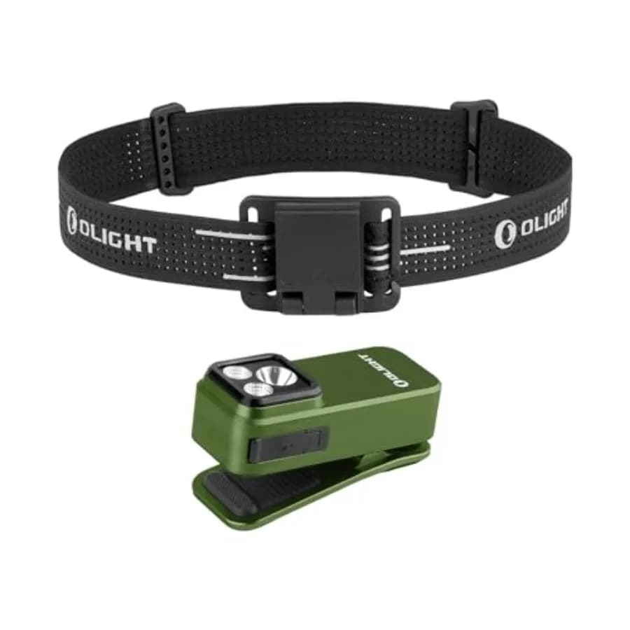 Set di Clip per Torcia Frontale Serie Oclip, Luce Clip-on Oclip Pro EDC