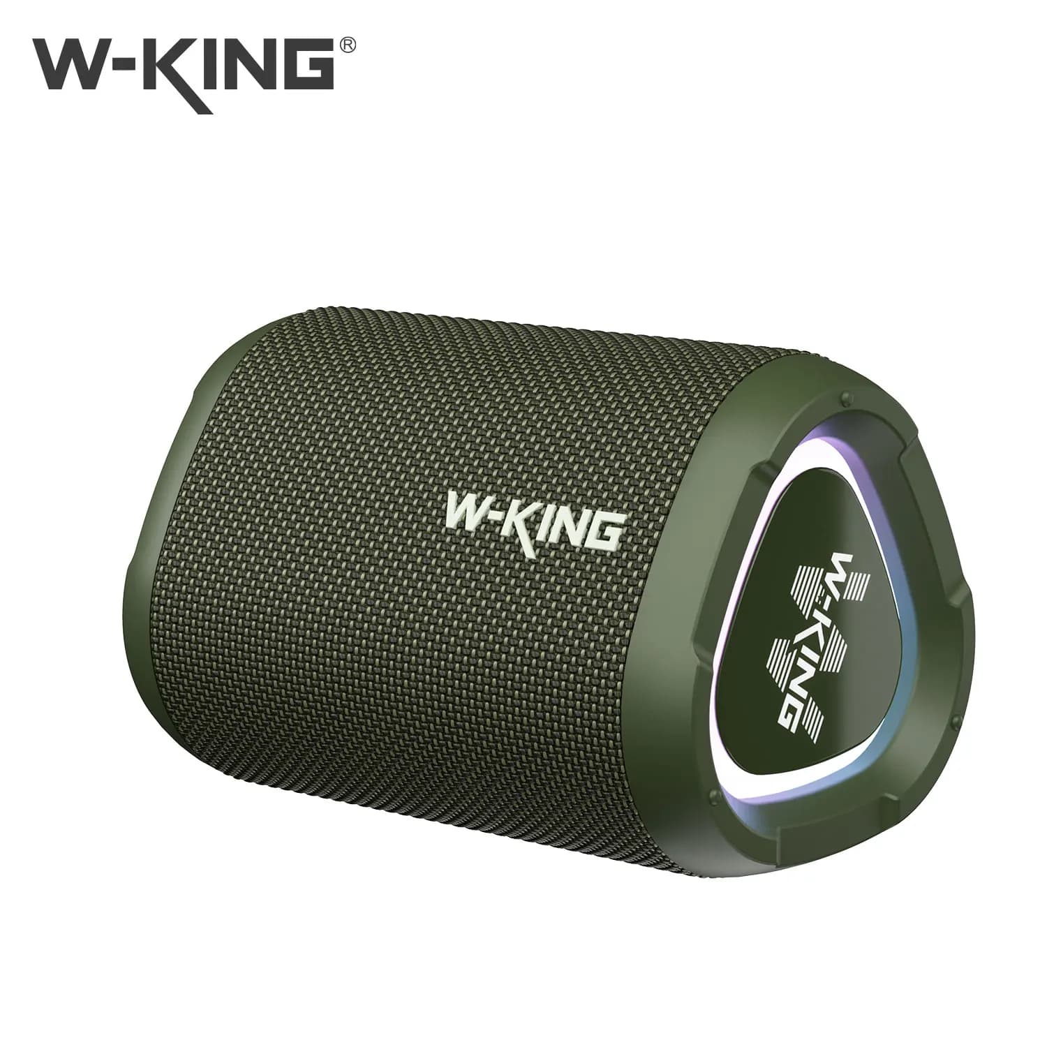 W-KING Ultra-Portable, IPX7 Waterproof and Dustproof Bluetooth Speaker, Sound with Punchy bass, 12-Hour Built-in Battery