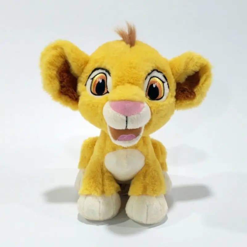 Disney Il Re Leone Seduto Simba Peluche Bambola Giocattoli per il Sonno Simba Morbidi Animali di Peluche Bambola per Bambini Regalo di Compleanno