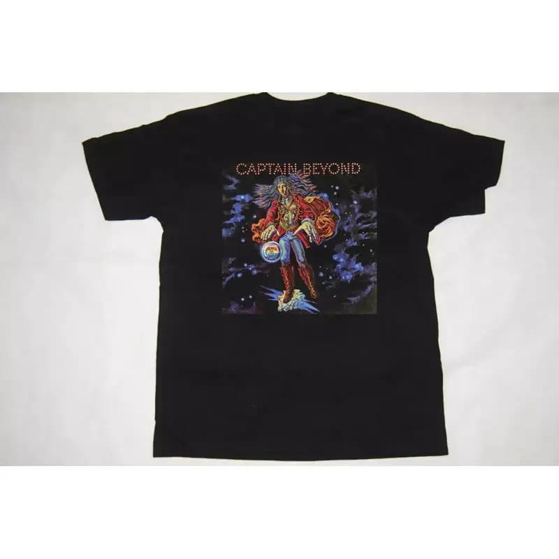 Captain Beyond Music For Lovers Black T Shirt Cotton Full Size Webp