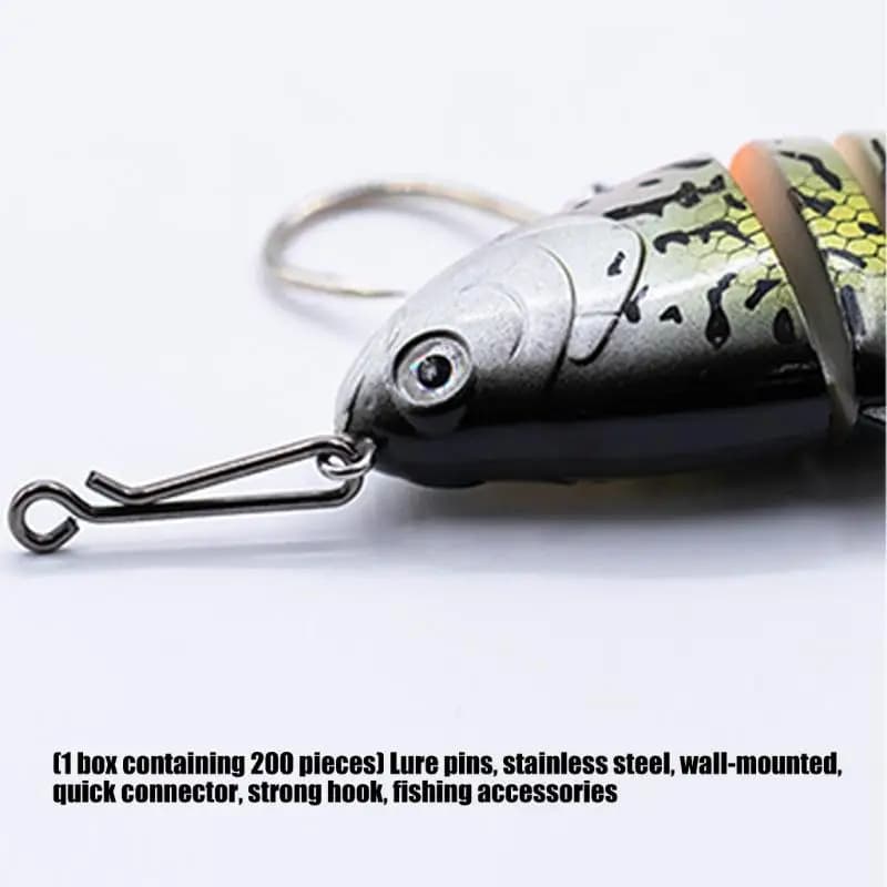 652F resistance stainless steel quick change clip for equipment system with baits