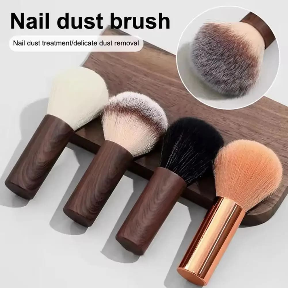 1 Soft Fiber Nail Brush, Small Life Makeup Brush, for Free Powder and Blush, Professional Tool for Manicure, Cleaning and Beauty