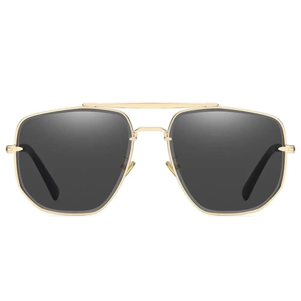 UV400 Protection Sun Glasses Metal Frame Oversized Sunglasses for Men Men's Shades Sun Glasses Polygon Sunglasses