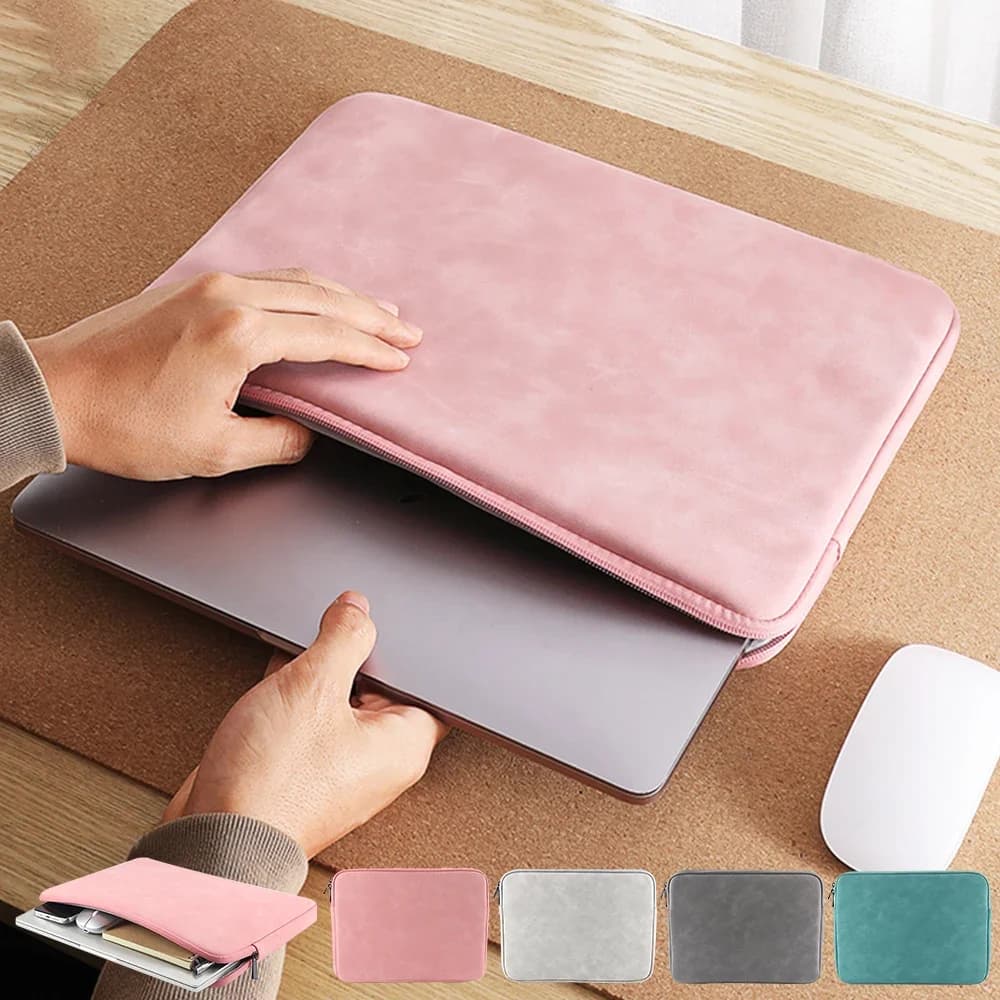 Borsa per laptop 2025 per MacBook Air Pro 13 13.3 14 15.4 Custodia per notebook da 15.6 pollici per Lenovo Asus HP Dell Custodia per borsa portatile