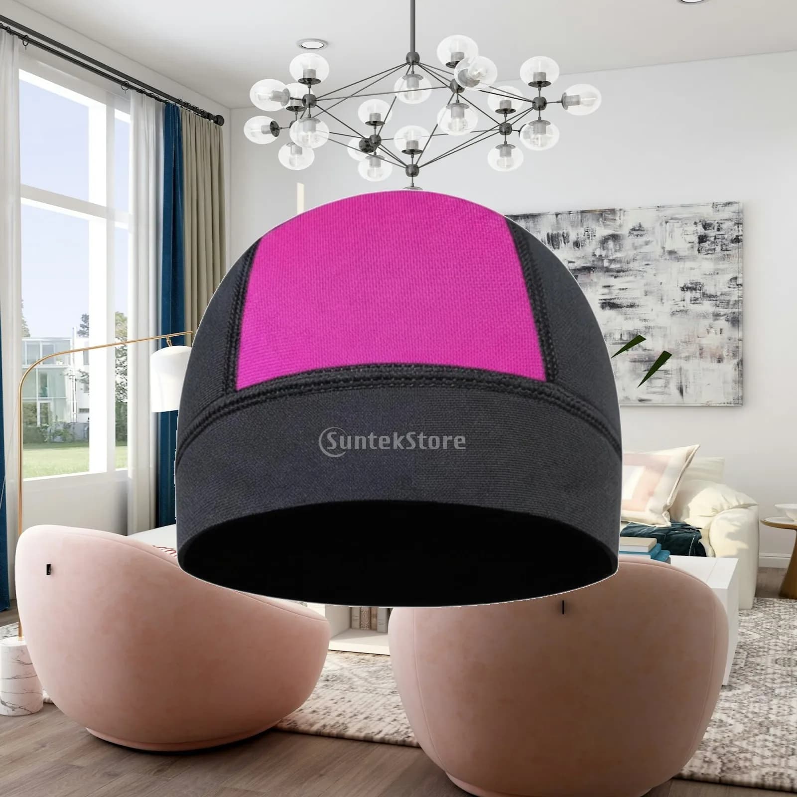 2.5mm Neoprene Swim Cap Warm Dive Hood Stitched Panels Flexible Surfing Snorkeling Gear for Adults