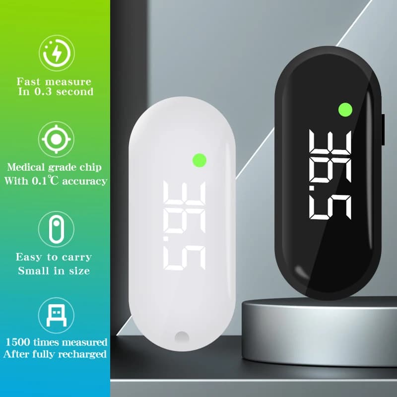 Termometro frontale ricaricabile Termometri USB medici Baby monitor digitale Temperatura corporea Misuratore di febbre a infrarossi per bambini