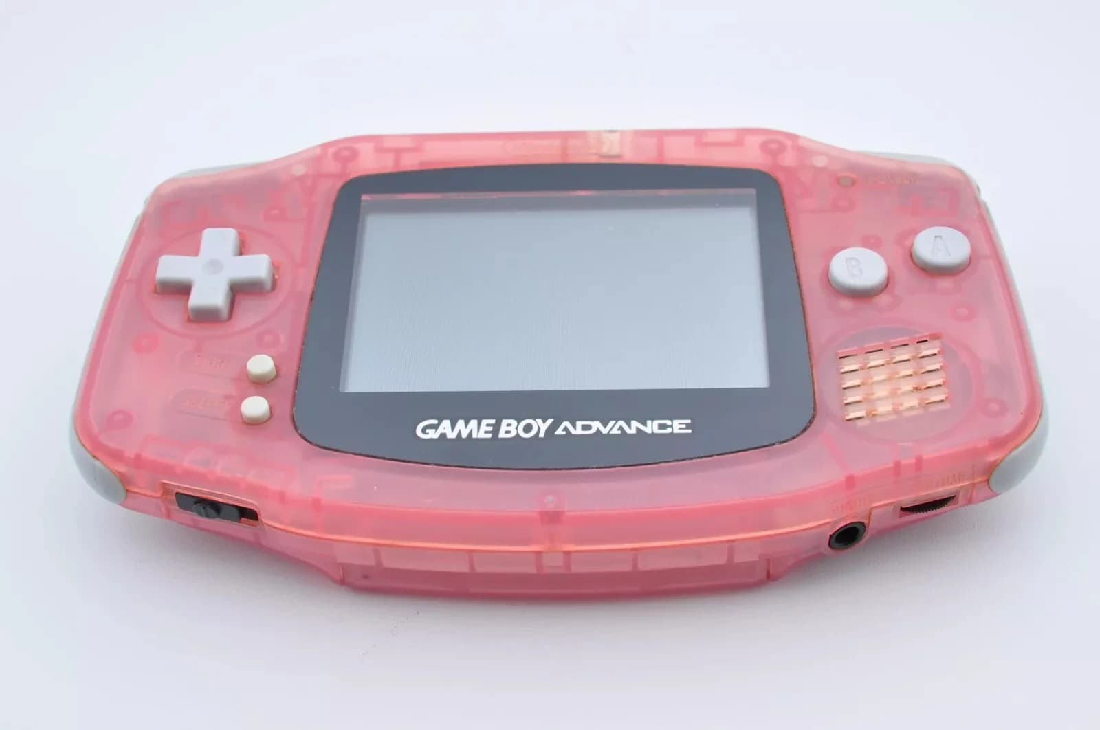Console GBA originale Game Boy Advance rosa latte con schermo originale