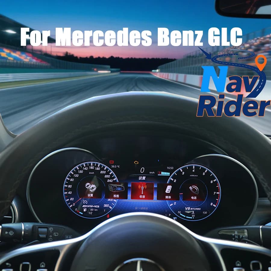 For Mercedes Benz GLC Class C Class C NGT 5.0 5.5 6.0 Tachymeter Tool 12.3 inch LCD Dashboard Screen Update Smart Cluster