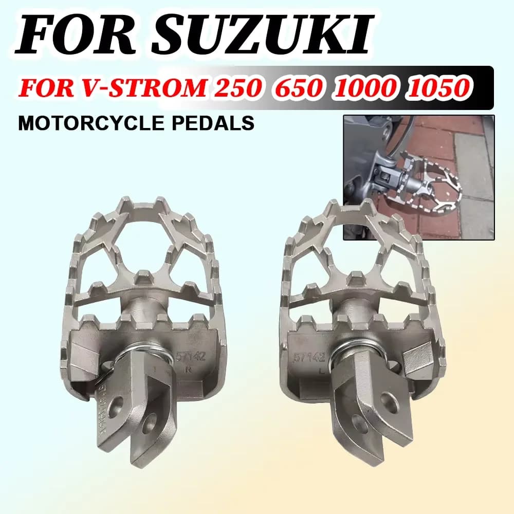 Pedane Poggiapiedi per Suzuki V-Strom DL650 DL1000 DL1050 DL250 V-Strom DL 650 XT 650XT 1000 1050 250 Accessori Pedali Poggiapiedi
