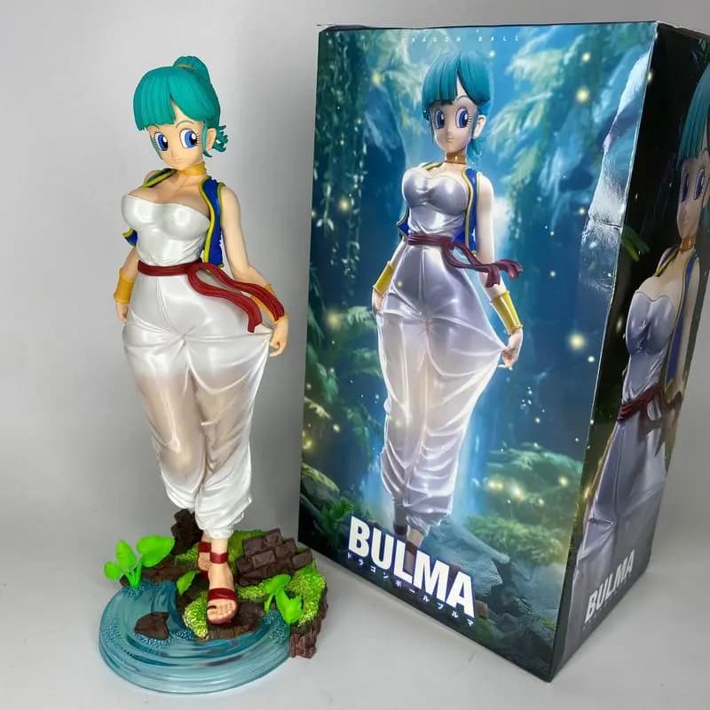 Figura Anime Dragon Ball Z di Bulma, 28cm/11.02in, Action Figure in PVC, Modellino da Collezione, Giocattolo per Regali di Natale