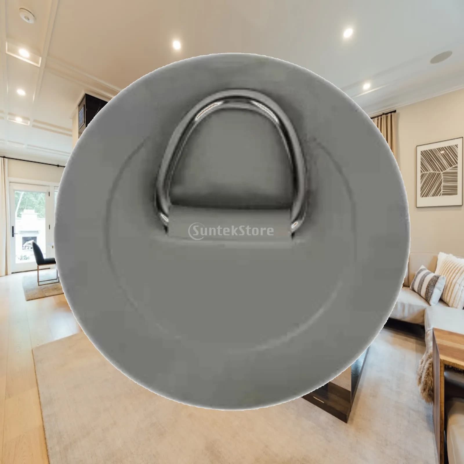 Stainless Steel D Ring Patch Rafting Paddle Board Dinghy Kayaking D Ring Pad