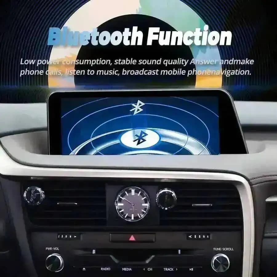 12.3'' Car Multimedia Video Player Android 14 Carplay For Lexus Rx450h RX200t RX350 RX300 RX 450H 200t 350 2016-2019 Navi Radio