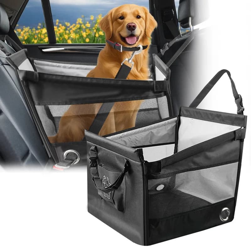Forniture per animali domestici da esterno Seggiolino per animali domestici per auto Trasportini stabili Accessori per cani Cestini da viaggio portatili sicuri Protezione in rete Impermeabile