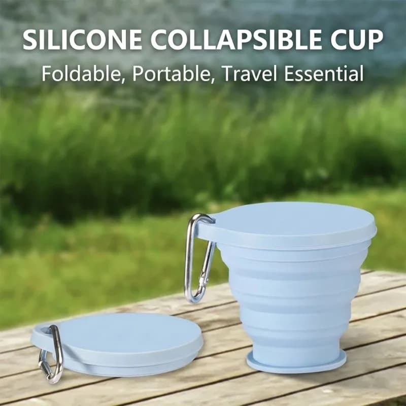 Folding Water Cup for Travel, Portable Outdoor Camping, Creative Washing Cup, Toothbrush Cup, Compressed Mouthwash Cup