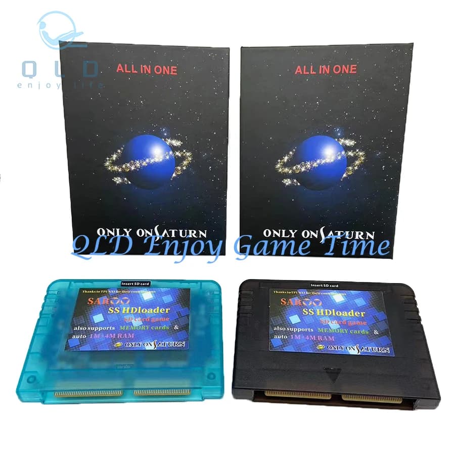 1 pz. Versione 0.9 SAROO HDLoader Lettore di Cartucce per Giochi a Lettura Rapida, Supporta Schede di Memoria SD TF, Plug & Play per Console SS Saturn
