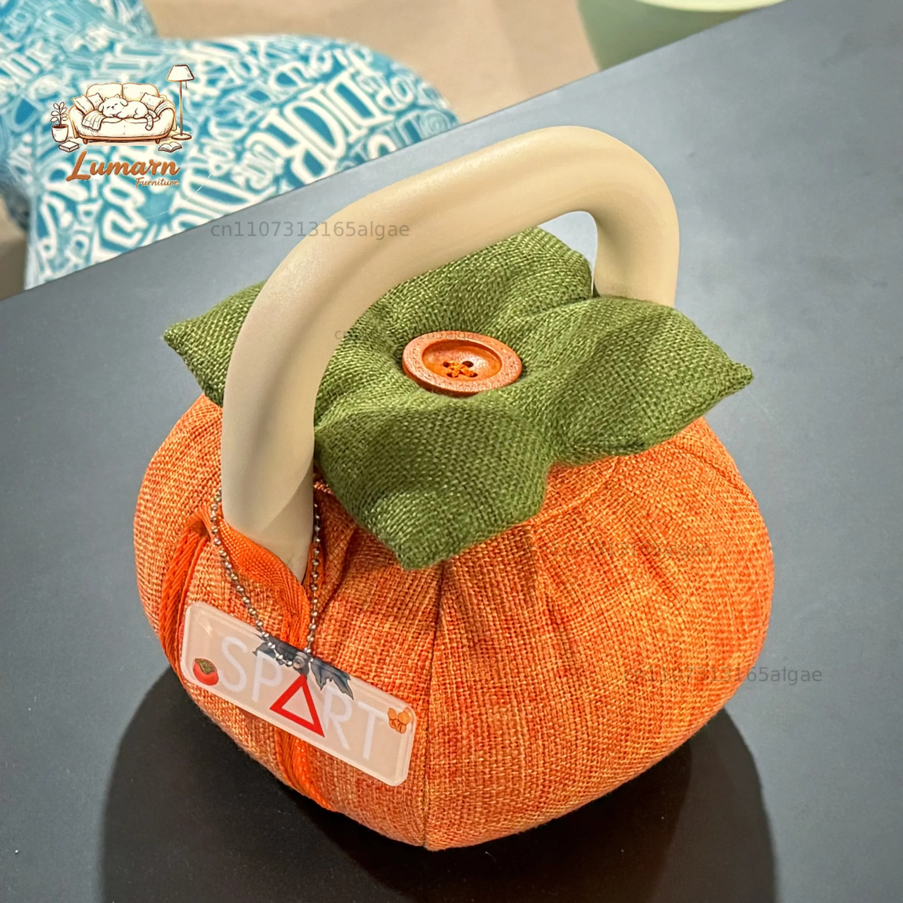 Persimmon kettlebell decompression artifact fruit cute emotional value gift home safety anti-collision