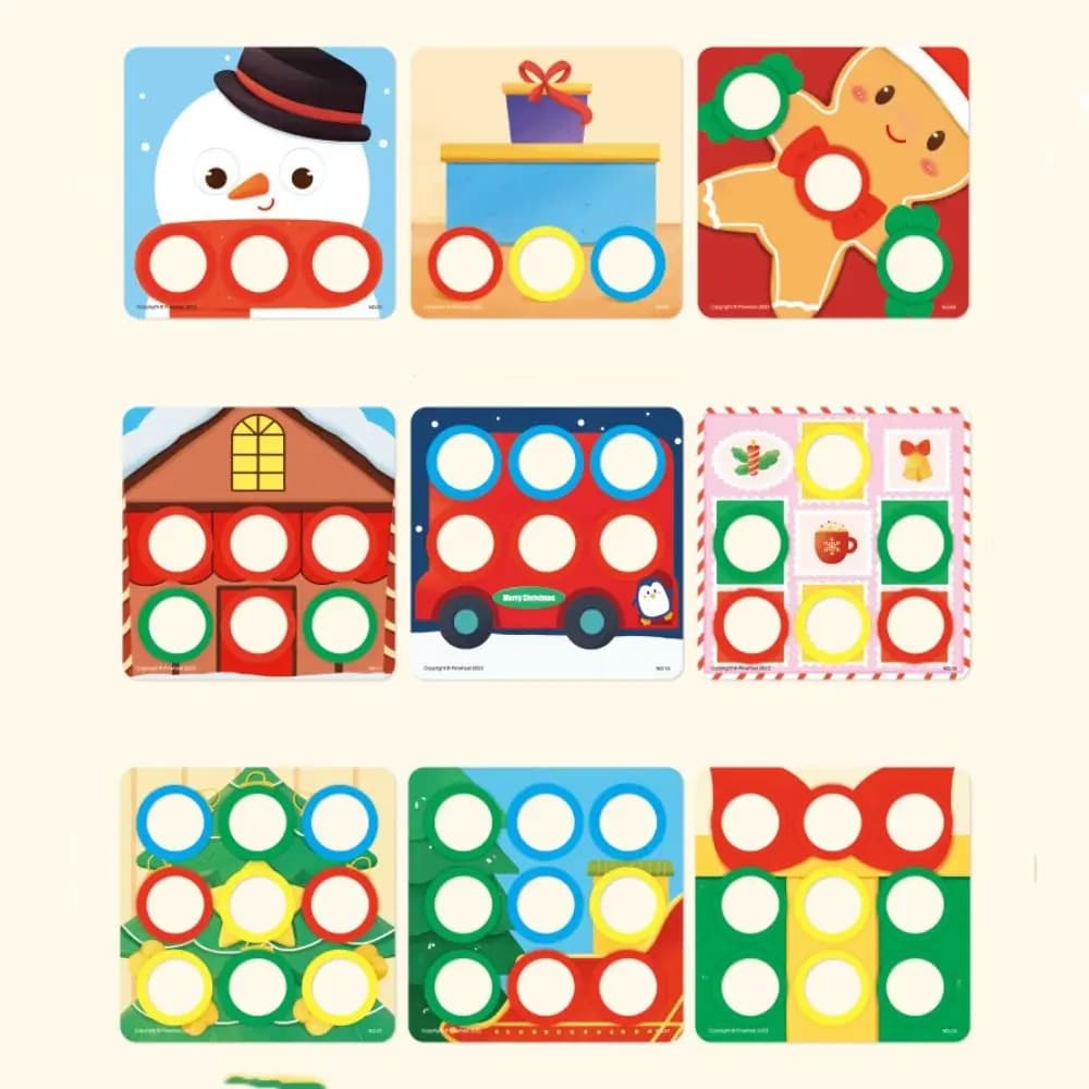 Giochi Educativi Montessori per Bambini, Puzzle con Pezzi Grandi, Abilità Pratiche, Pensiero Logico, Portatile