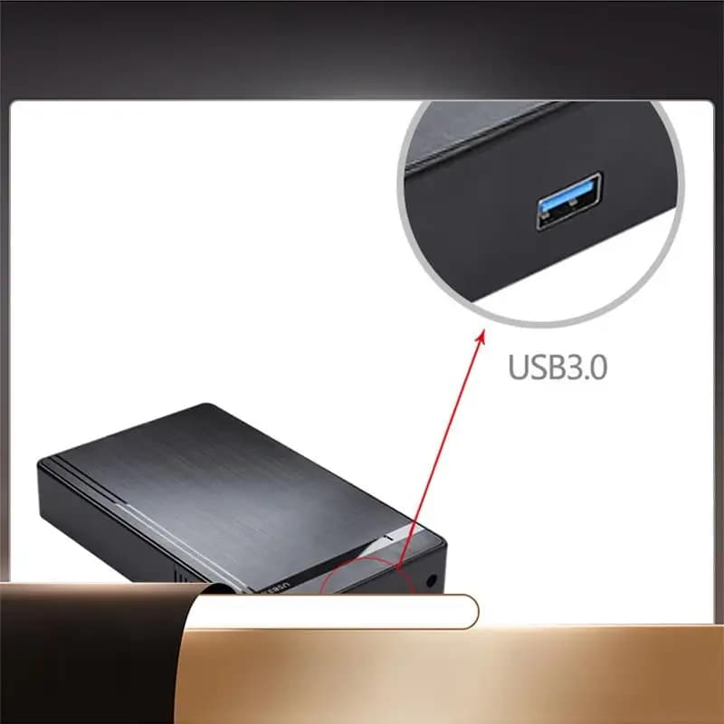 Custodia per HDD SATA da 3,5 pollici Custodia per HDD esterna SATA da 3,5 pollici per PC Lapop US PLUG-N35R