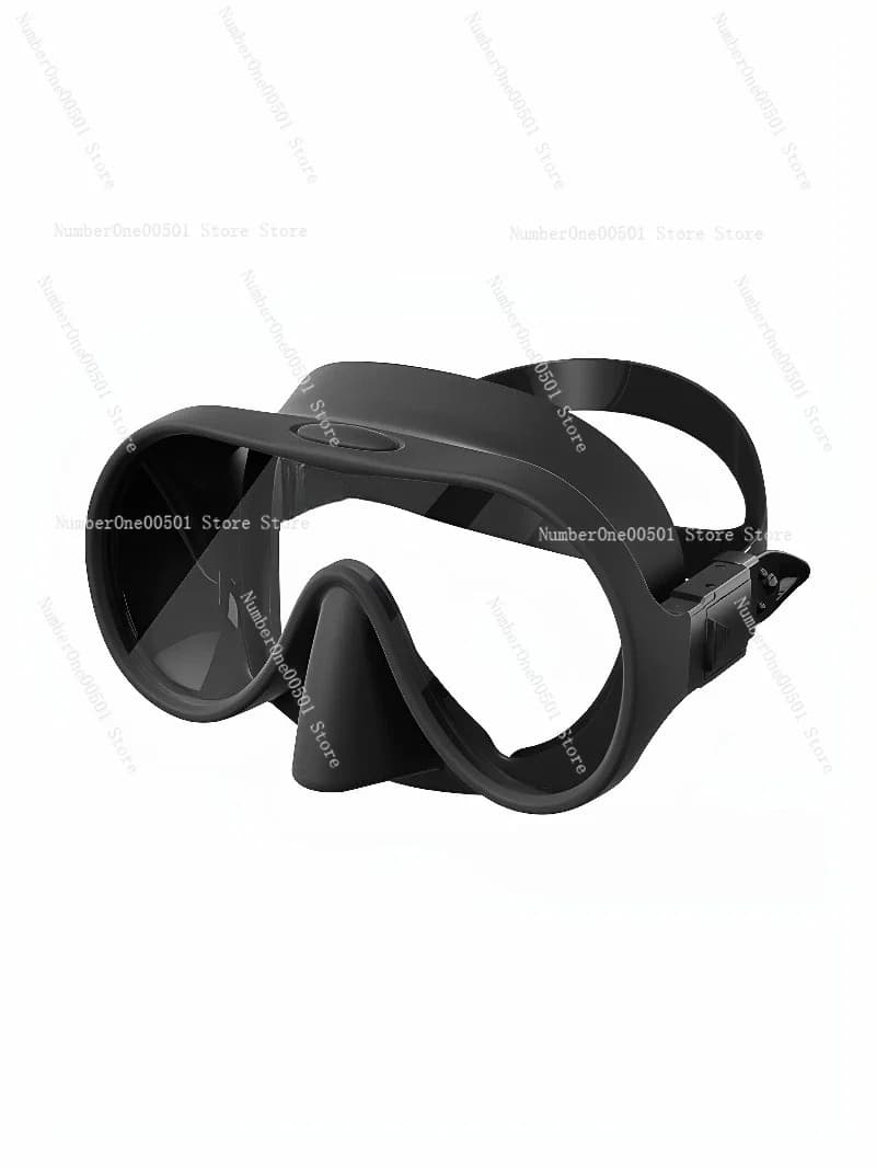 Swimwear underwater mask protection nose mount big high definition diving glasses set of completely dry snorkeling free equipment