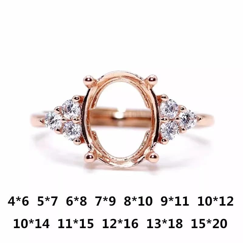 MeiBaPJ Inlay Oval Multi Format Support Exquisite and Elegant Light Luxury Stone Precious Jadeite Gifts Trendy Luxury Delivery Free