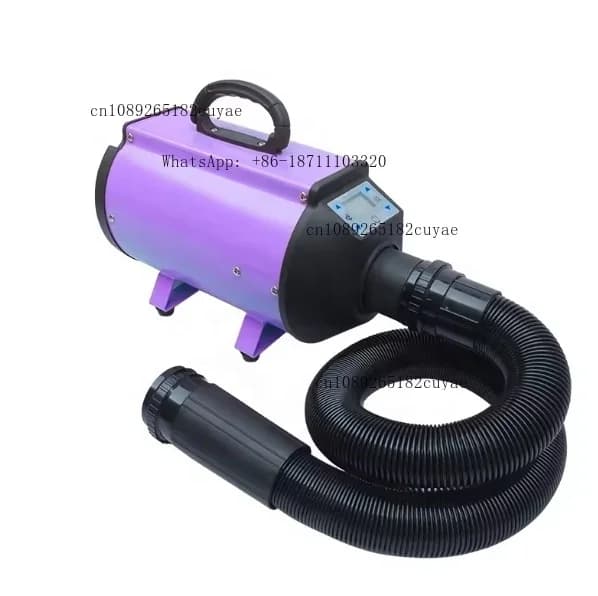 USMILEPET Asciugacapelli per Animali Domestici con Display LCD, Montaggio a Parete Opzionale e Asciugatore Verticale per Cani, per Saloni di Toelettatura