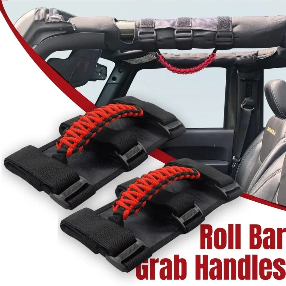 Support bar handle for car support bar suitable for Jeep Wrangler Auxiliary support for car Traction Rod Cord Handle for umbrella Car Accessories
