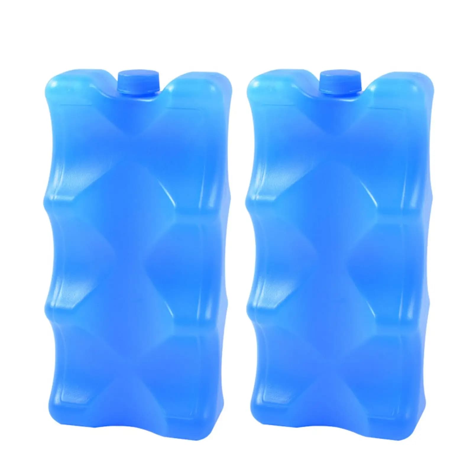 2x impacchi di ghiaccio da 650 ml, blocchi di ghiaccio portatili versatili e a tenuta stagna, riutilizzabili, per il pranzo, per il campeggio, la pesca all'aperto, i viaggi a casa