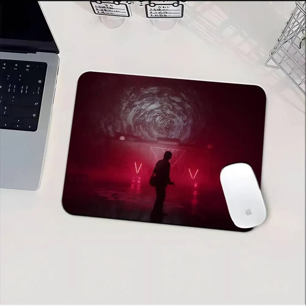 Game Alan Wake 2 Mousepad Small LockEdge Mouse Pad For Gamers Computer Desk Pad Rectangular Anti-slip Rubber