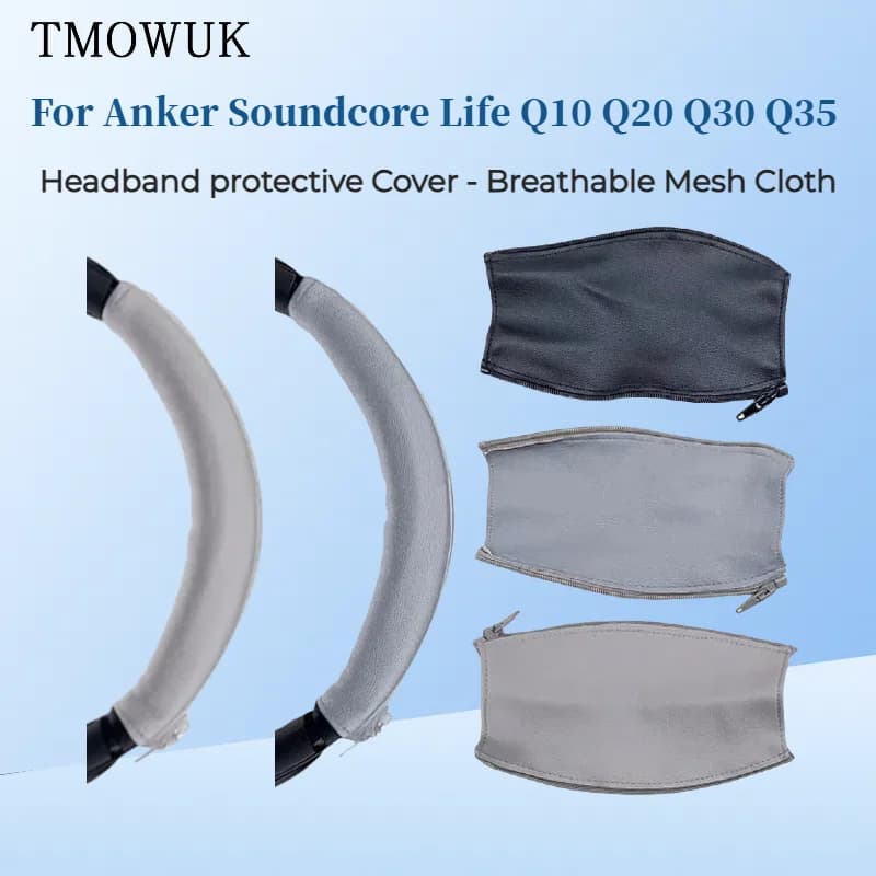 Per Anker Soundcore Life Q10 Q20 Q30 Q35 Cuffie Mantieni le cuffie Pulite e pulite Fascia proteica Protezione della pelle TOMWUK
