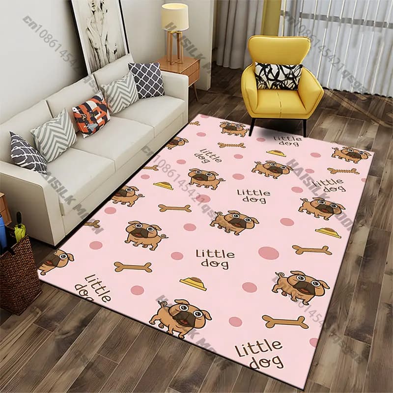 Cute and playful dog mat, yoga mat, decoration for living room, baby cat mat, tiger mat, game mat
