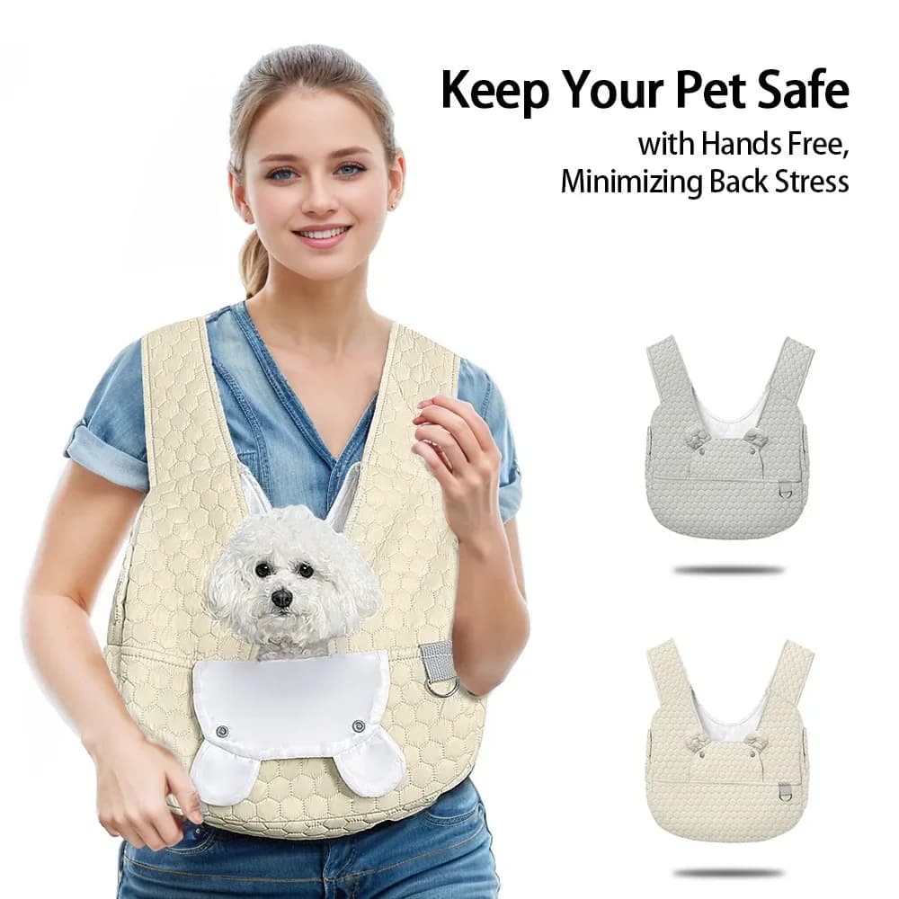 Pet Carrier Backpack Adjustable Pet Front Cat Dog Carrier Backpack Travel Bag for Small Dogs Cats for Camping Hiking Traveling