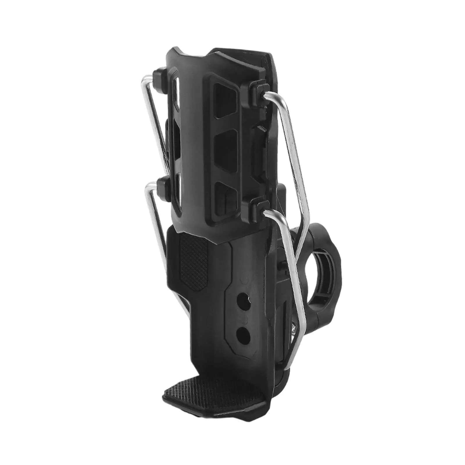 Portabevande per Moto da Esterno, Elegante Supporto in Metallo e Plastica per Bottiglie d'Acqua, Ideale per Viaggi in Moto