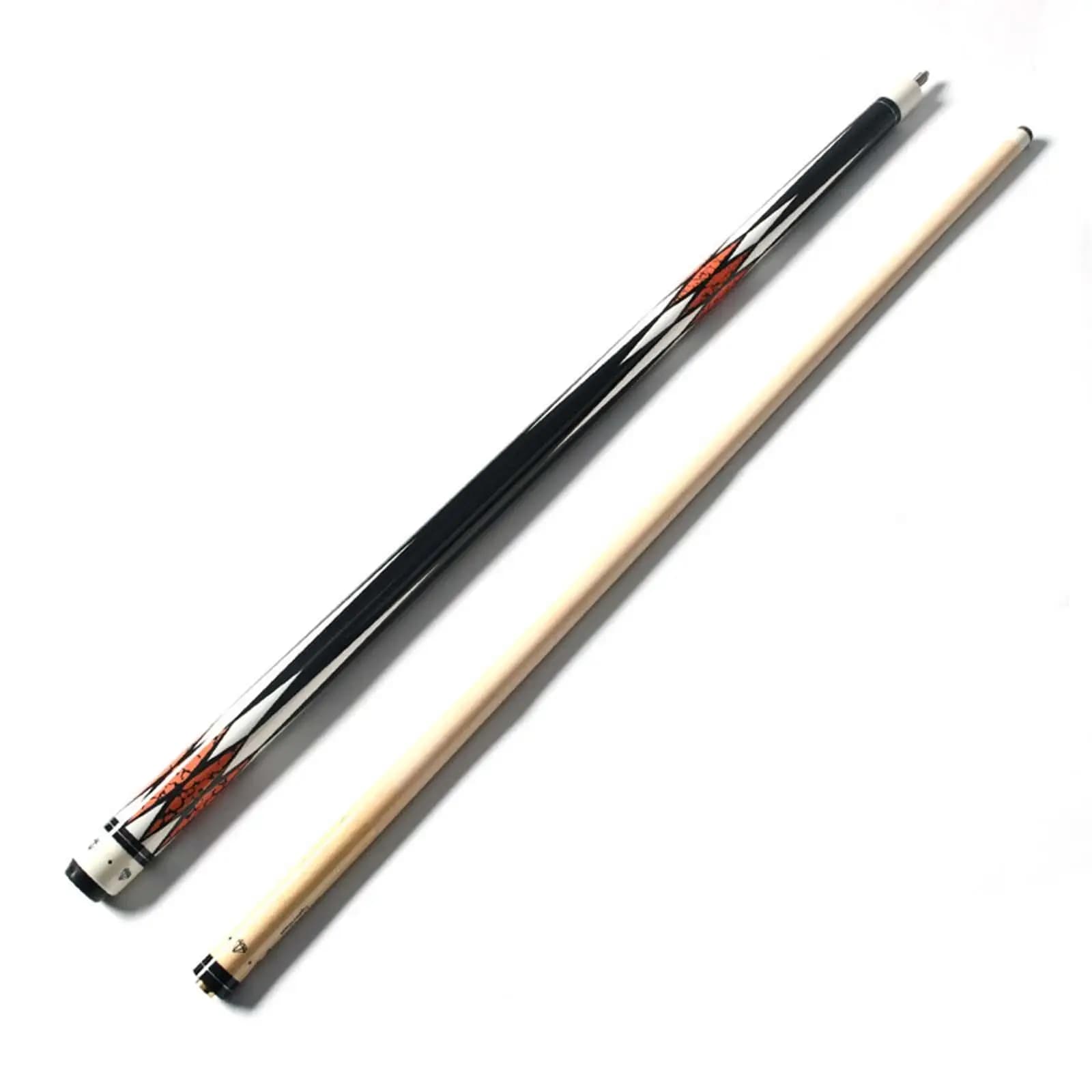 Stecca da Biliardo in Legno 145 Cm con Punta da 12,5 Mm, Stecca da Pool con Asta Divisibile per Adulti, Accessori per Tavoli Sportivi
