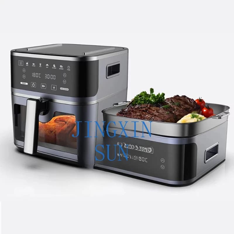Fryer with Grill Smart Large Size 8L Pot Light Emitting Diode Display Digital Air Fryer Electric Air Fryer Oven
