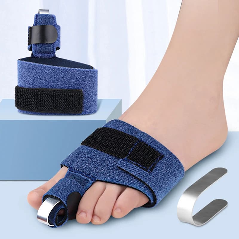 ＆1Pc Toe Corrector Toe Fracture Fixator Orthotics Foot Bone Thumb Adjuster Correction Soft Pedicure Socks Bunion Straightener