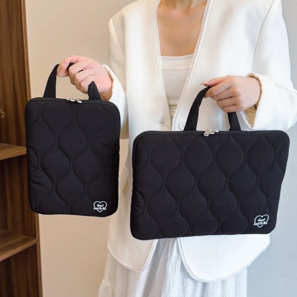Custodia per Laptop con Manico, Borsa Portatile per Computer, Leggera e Semplice, per Donne/Ragazze