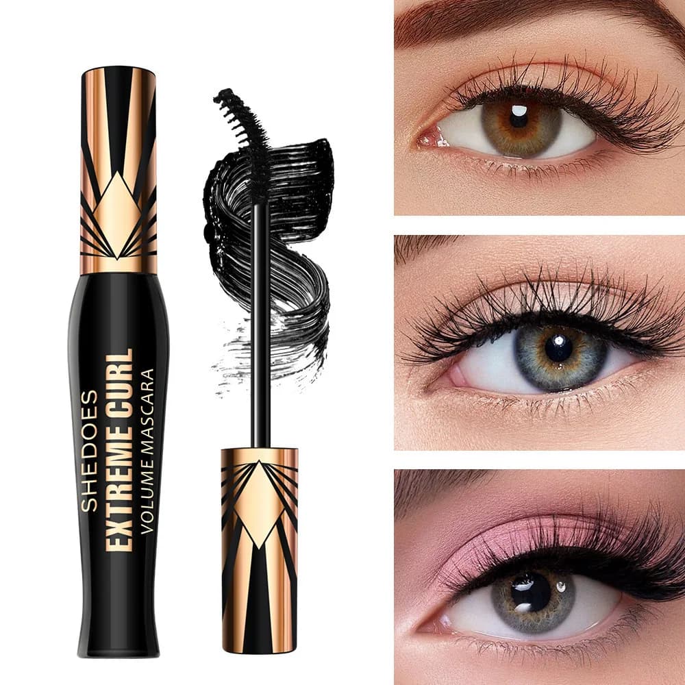 4D volumizing mascara Waterproof extension Curling effect Sweatproof formula without gobble for cosmetics for dramatic eyelashes