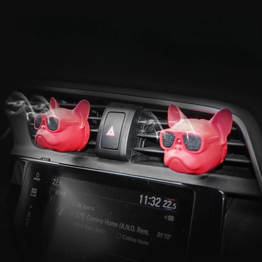 Wear Resistant Bulldog for Car Ornaments Aromatherapy Dashboard Decoration Gift Accessories for Car Interior Decoration