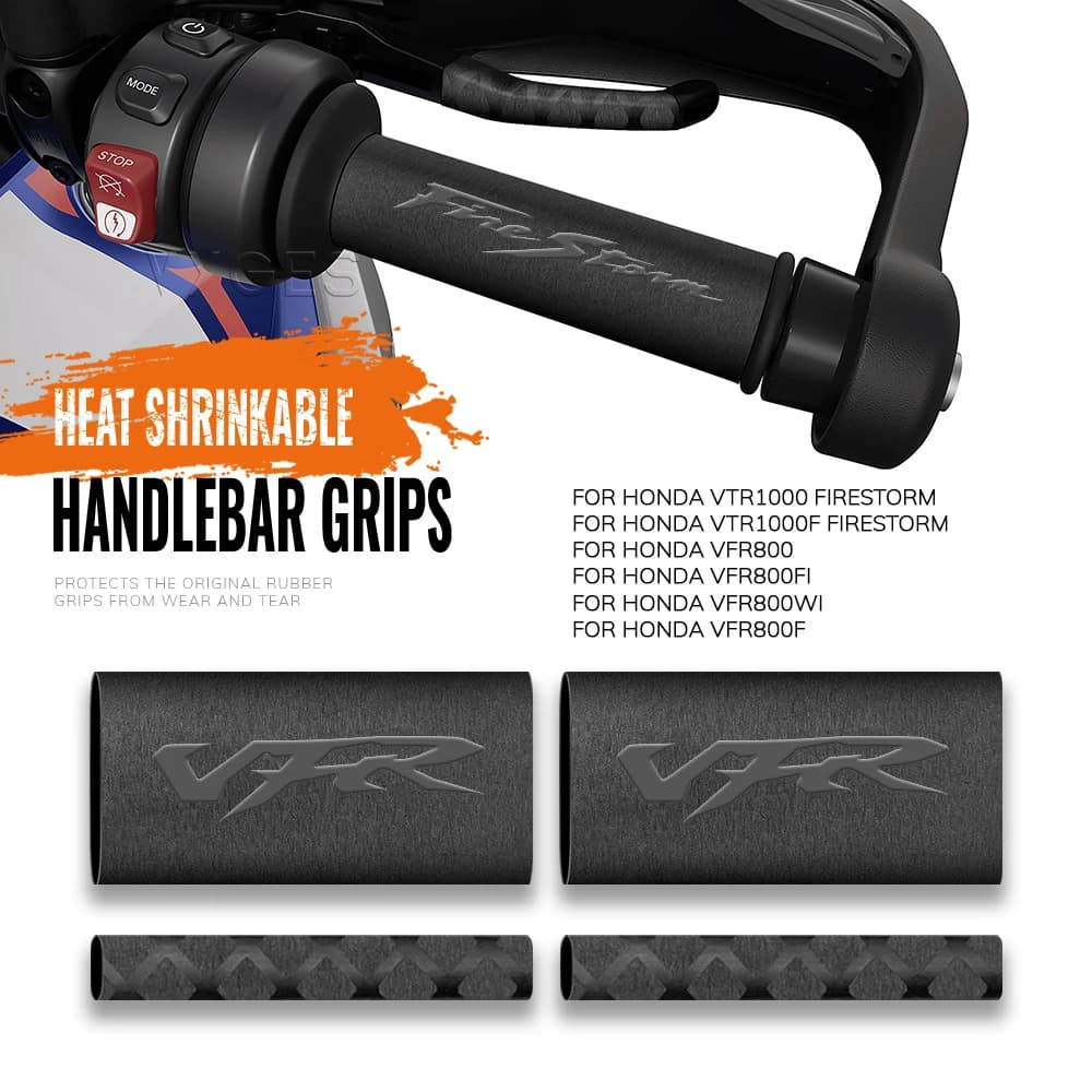 Manopole del manubrio termorestringenti per moto per Honda VTR1000 VTR1000F FIRESTORM VFR800 FI WI frizione leva del freno copertura Grip guanto