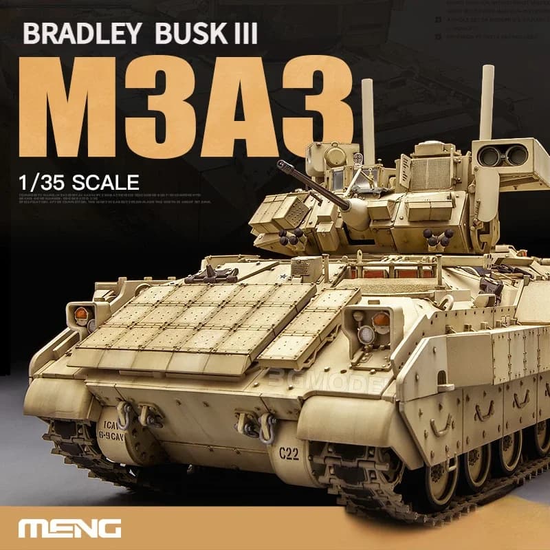 Kit modello serbatoio assemblato MENG SS-006 M3A3 bradley BUSK III carro da cavalleria 1/35