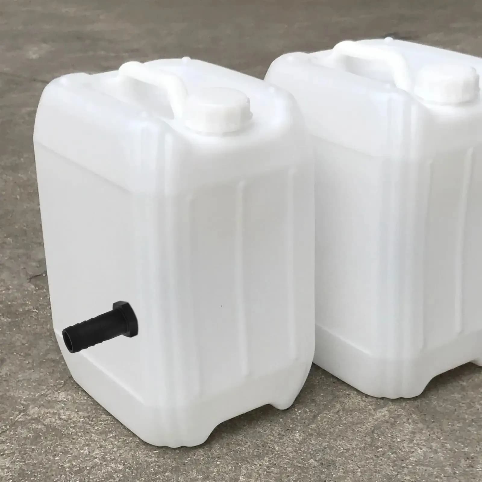 2 Pieces Water Tank Connector with External Thread, Plastic Garden Pipe Adapter, Spare Parts