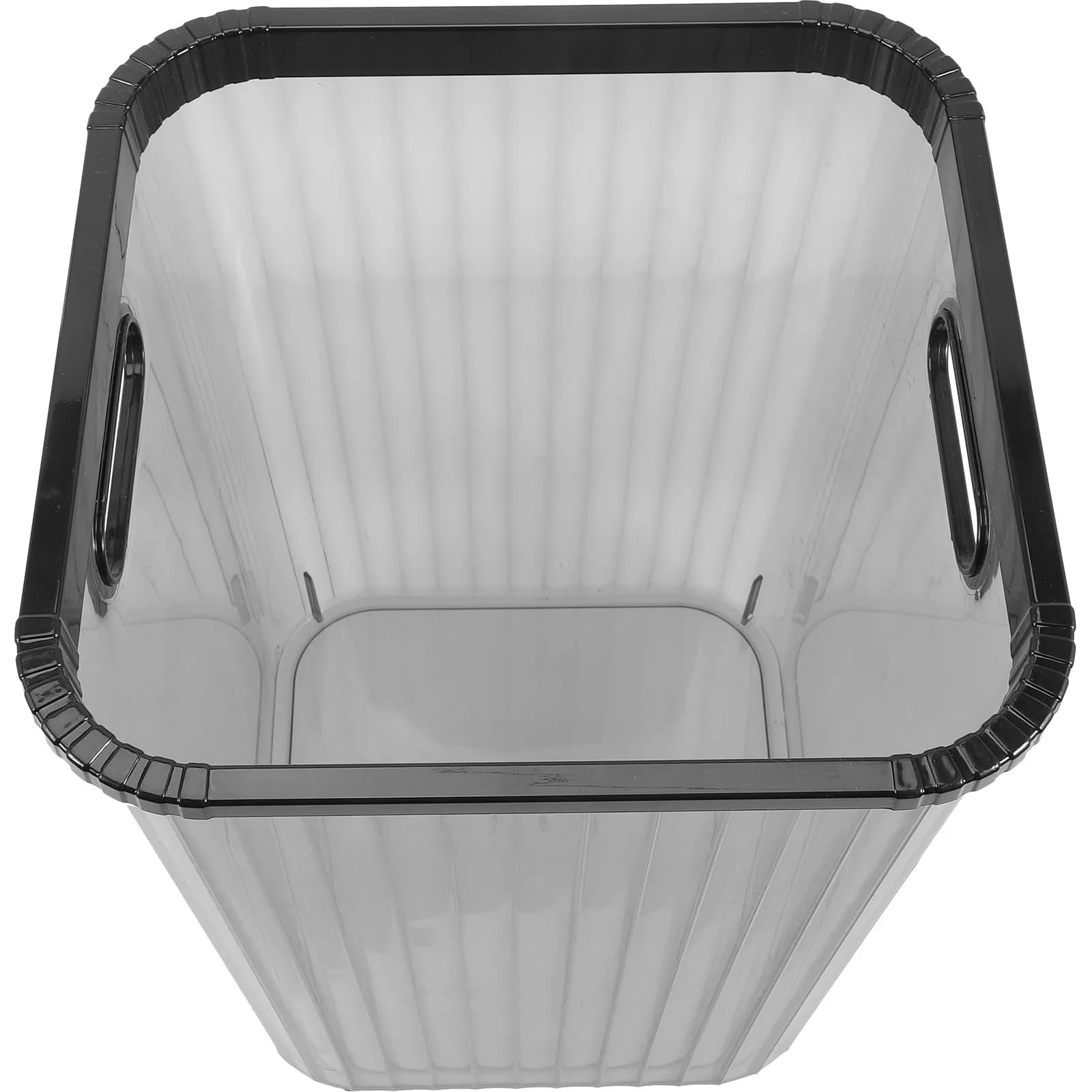 Cestino per Rifiuti in Plastica Trasparente per Camera da Letto, Soggiorno, Ufficio, Ideale per Piccoli Spazi, Contenitore Multiuso