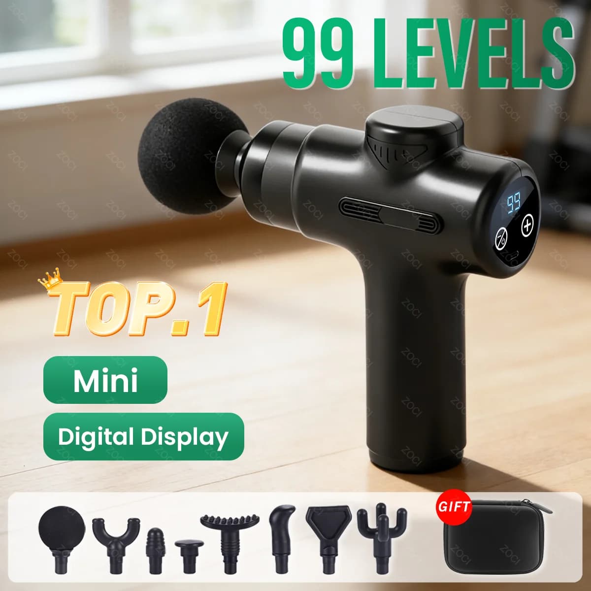 Mini 99 Speed Professional Massage Gun, Portable Electric Massage Potential for Deep Textiles and Muscles