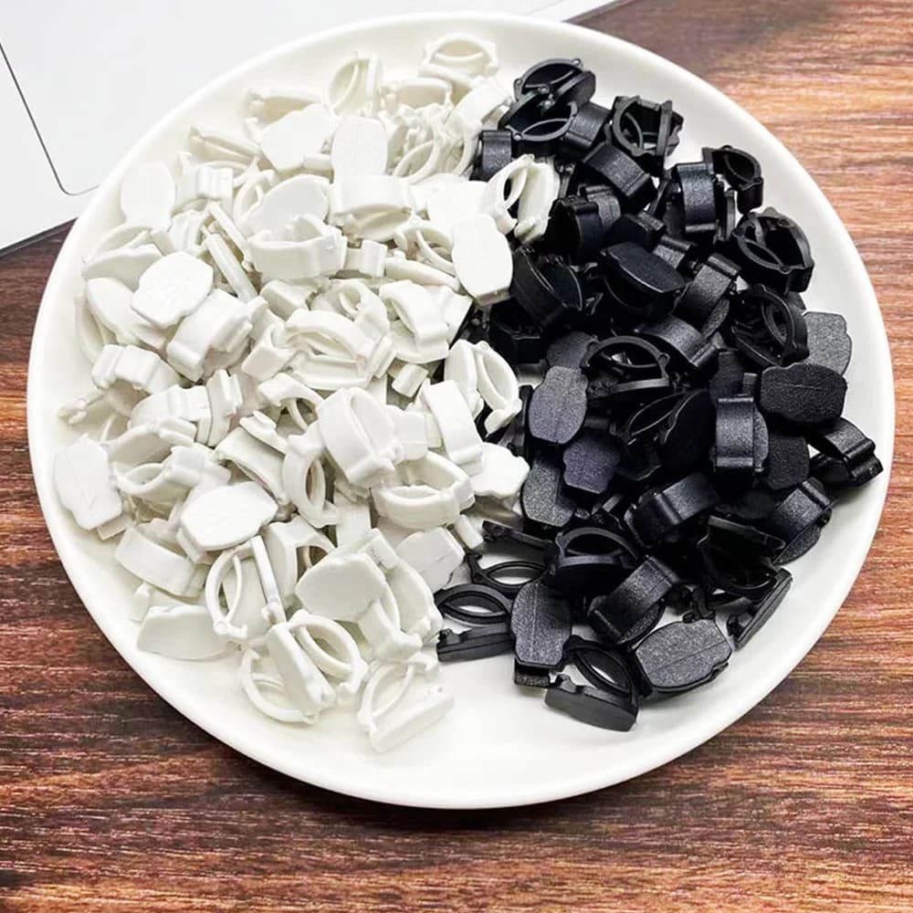 Fai da te 100 pz/borse fibbie per scarpe bottoni in plastica ciondoli per scarpe accessori per sandali scorrevoli decorazione scarpe da giardino spille per bottoni regali