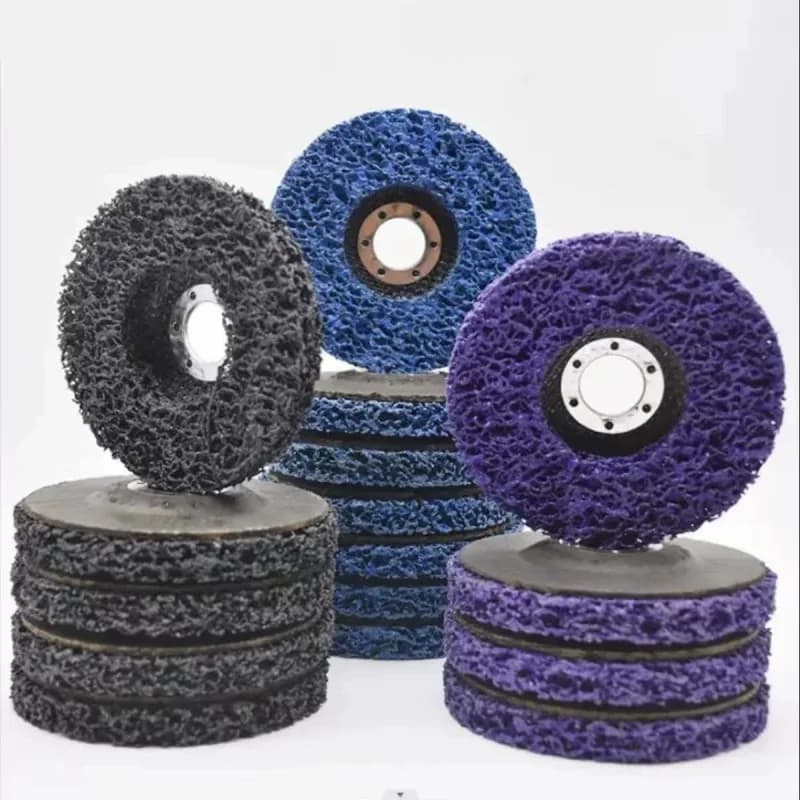 Disco Abrasivo in Corallo 100/115/125mm per Smerigliatrice Angolare, Rimozione Ruggine e Pulizia Vernice