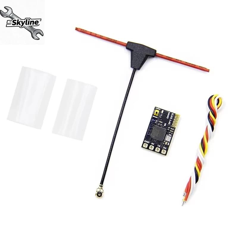 2.4GHz ELRS Nano Receiver, 1000Hz High Refresh Rate Mini RX for FPV Drone, CRSF/SBUS Output, 5V