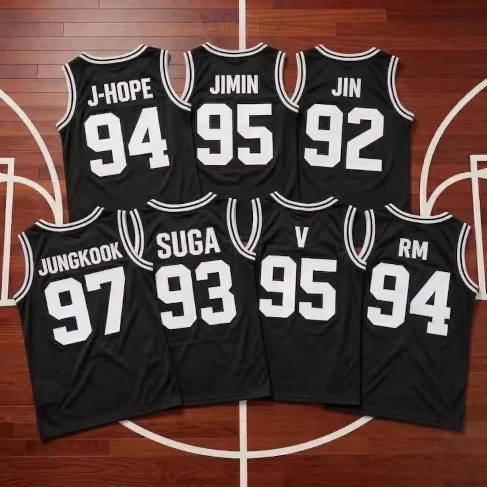 2026 New Concert K-pop Idol Surrounding Basketball Vest BTS Entertainment Concert Fans Commemoration for Men and Women Jersey