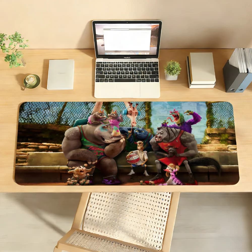 Tappetino per Mouse G-GOATs 2026, Antiscivolo con Bordo Bloccato, Tappetino da Scrivania per PC e Laptop, Accessori in Gomma per Ufficio, Tappeto XXL per Tastiera e Giochi