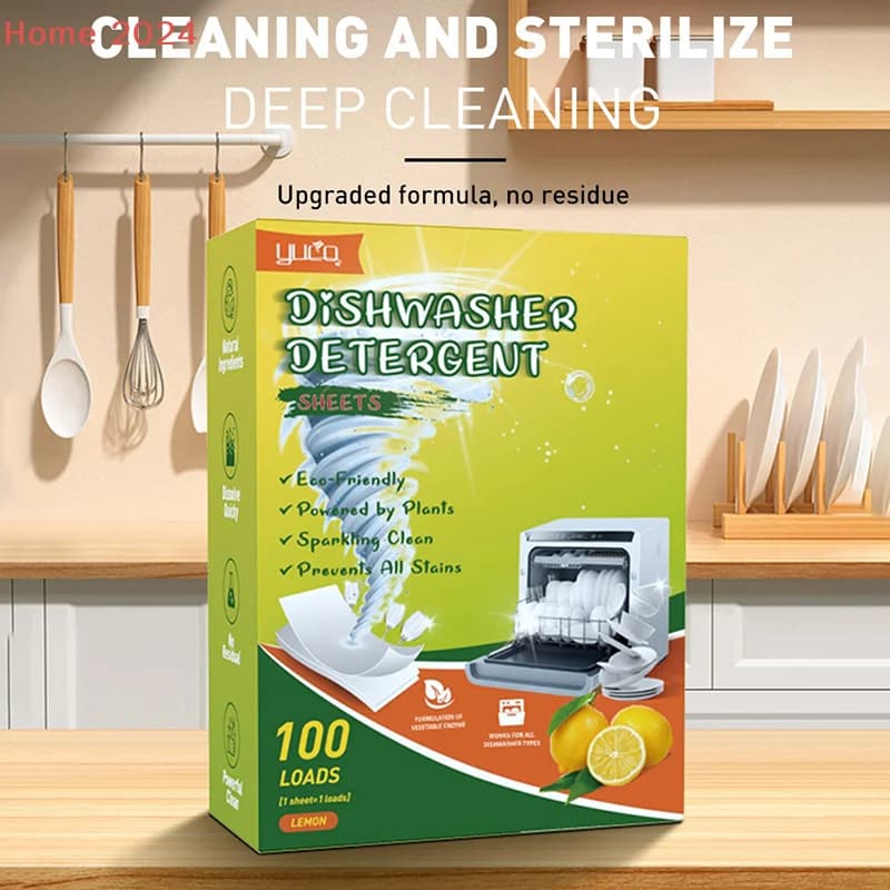 Dishwasher Cleaner Strong Oil Stain Removal Descaling Detergent Tablets Kitchen Cleaning Tools For Dishwasher Washing Machine